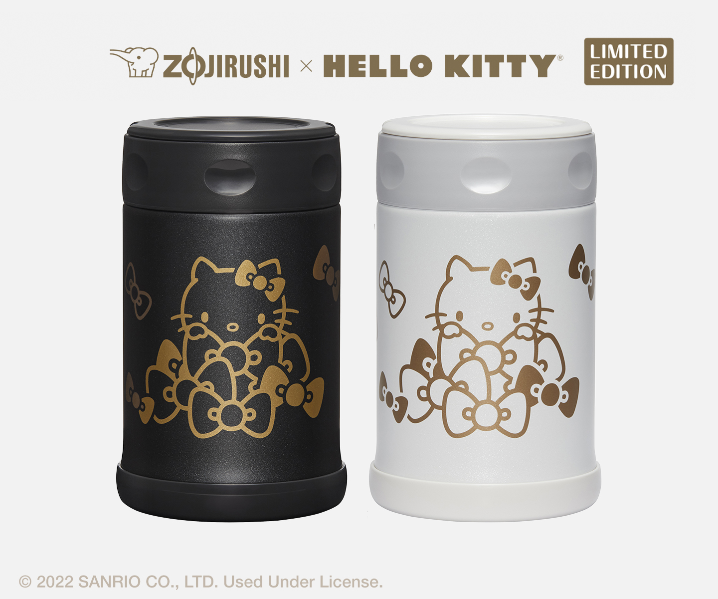 ZOJIRUSHI x HELLO KITTY<sup>®</sup> Stainless Steel Food Jar SW-EAE50KT